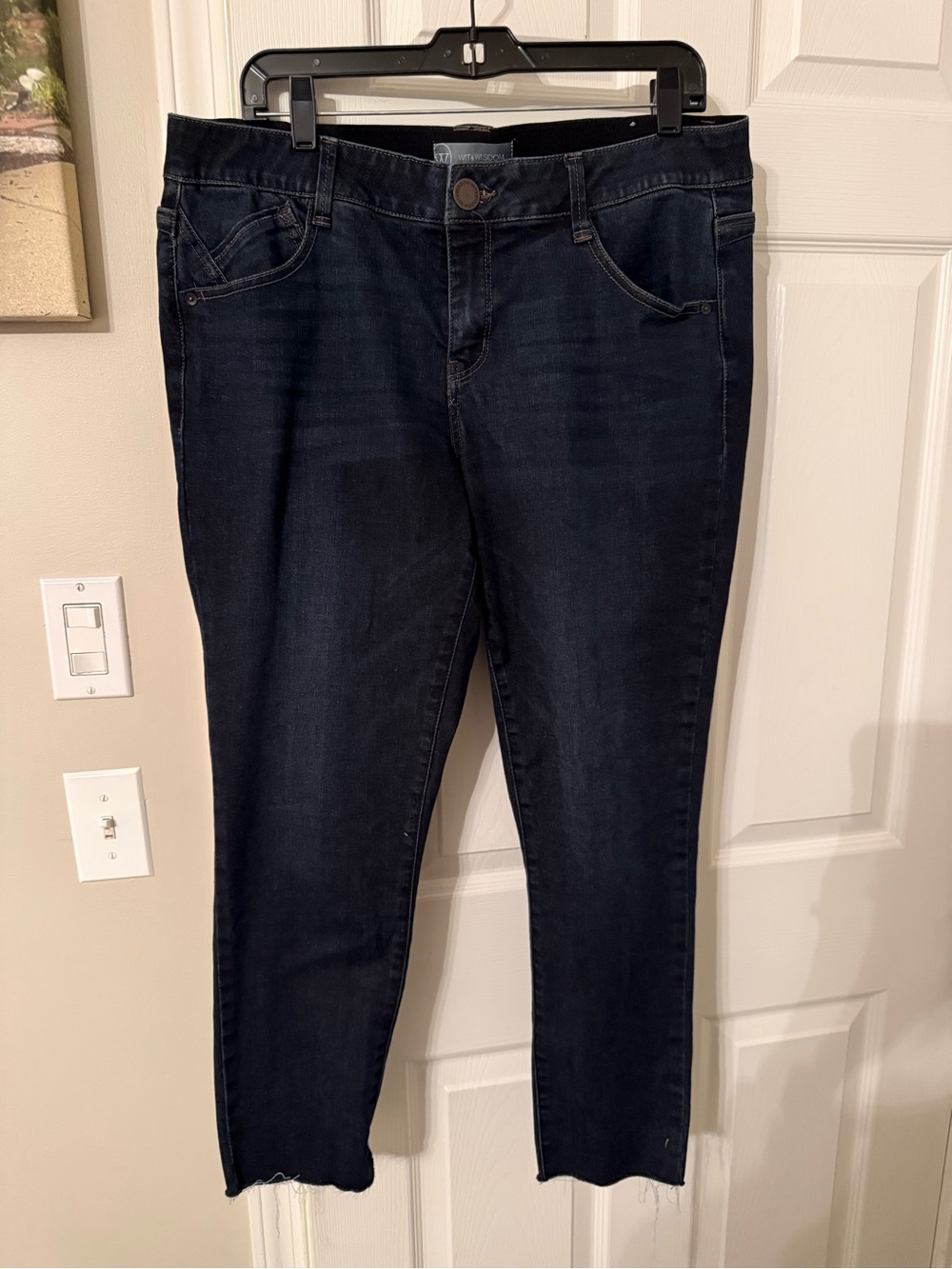 Wit & Wisdom Dark Indigo Skinny Jeans